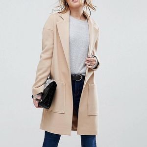 Crepe Pocket Coat